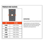 Ergodyne ProFlex 600 Neoprene Single Layer Knee Sleeve, Small, Black view 2