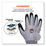 Ergodyne ProFlex 7501 Coated Waterproof Winter Gloves, Gray, Small, Pair view 3