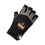 Ergodyne ProFlex 900 Half-Finger Impact Gloves, Black, Medium, Pair view 2