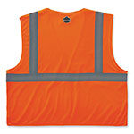 Ergodyne GloWear 8210HL Class 2 Economy Mesh Hook and Loop Vest, Polyester, 2X-Large/3X-Large, Orange view 1