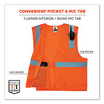 Ergodyne GloWear 8210HL Class 2 Economy Mesh Hook and Loop Vest, Polyester, 2X-Large/3X-Large, Orange view 3