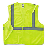 Ergodyne GloWear 8215BA Type R Class 2 Econo Breakaway Mesh Safety Vest, 4X-Large to 5X-Large, Lime view 1
