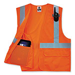 Ergodyne GloWear 8220HL Class 2 Standard Mesh Hook and Loop Vest, Polyester, 2X-Large/3X-Large, Orange view 2