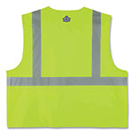 Ergodyne GloWear 8225Z Class 2 Standard Solid Vest, Polyester, Lime, Small/Medium view 2