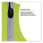 Ergodyne GloWear 8260FRHL Class 2 FR Safety Hook and Loop Vest, Modacrylic/Kevlar, 2X-Large/3X-Large, Lime view 5