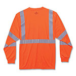 Ergodyne GloWear 8391 Class 3 Hi-Vis Long Sleeve Shirt, Polyester, Orange, 4X-Large view 1