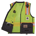 Ergodyne GloWear 8251HDZ Class 2 Two-Tone Hi-Vis Safety Vest, Small to Medium, Lime view 1