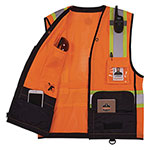 Ergodyne GloWear 8251HDZ Class 2 Two-Tone Hi-Vis Safety Vest, 2X-Large to 3X-Large, Orange view 1