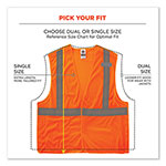 Ergodyne GloWear 8215BA-S Single Size Class 2 Economy Breakaway Mesh Vest, Polyester, 4X-Large, Orange view 2
