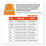 Ergodyne GloWear 8246Z-S Single Size Class 2 Two-Tone Mesh Vest, Polyester, 3X-Large, Orange view 2