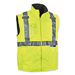 Ergodyne GloWear 8287 Class 2 Hi-Vis Jacket with Removable Sleeves, 5X-Large, Lime view 1