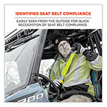 Ergodyne GloWear 8004 Hi-Vis Seat Belt Cover, 6