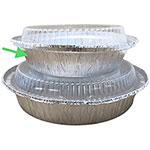 SEPG Aluminum Foil Round Pans - Serving, Food, Transporting, Storing - Silver - Aluminum Body - 500 / Carton view 1