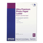 Epson Ultra Premium Photo Paper, 10 mil, 17 x 22, Luster White, 25/Pack orginal image