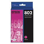 Epson T802320S (802) DURABrite Ultra Ink, 650 Page-Yield, Magenta view 1