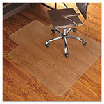 E.S. Robbins Economy Series Chair Mat for Hard Floors, 45 x 53, Clear view 1
