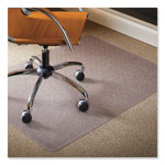 E.S. Robbins Natural Origins Chair Mat for Carpet, 46 x 60, Clear orginal image