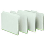 Pendaflex Pressboard Expanding File Folders, 1/3-Cut Tabs, Letter Size, Green, 25/Box view 1