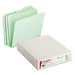 Pendaflex Pressboard Expanding File Folders, 1/3-Cut Tabs, Letter Size, Green, 25/Box view 2