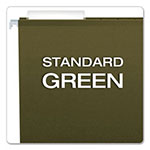 Pendaflex Reinforced Hanging File Folders, Legal Size, 1/3-Cut Tab, Standard Green, 25/Box view 2