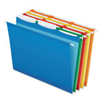 Pendaflex Ready-Tab Colored Reinforced Hanging Folders, Letter Size, 1/3-Cut Tab, Assorted, 25/Box orginal image