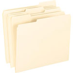 Pendaflex Smart Shield Top Tab File Folders, 1/3-Cut Tabs, Letter Size, Manila, 100/Box view 1