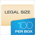 Pendaflex Manila File Folders, Straight Tab, Legal Size, 100/Box view 4