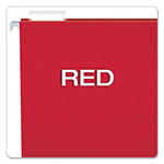 Pendaflex Colored Hanging Folders, Letter Size, 1/5-Cut Tab, Red, 25/Box view 2
