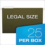 Pendaflex Standard Green Hanging Folders, Legal Size, 1/3-Cut Tab, Standard Green, 25/Box view 4