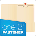 Pendaflex Manila Folders with One Fastener, 1/3-Cut Tabs, Legal Size, 50/Box view 1