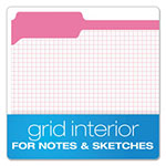 Pendaflex Double-Ply Reinforced Top Tab Colored File Folders, 1/3-Cut Tabs, Letter Size, Pink, 100/Box view 1
