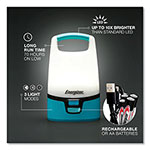 Energizer Vision Hybrid Lantern, 4 AA (Sold Separately), 1 Rechargeable Lithium Ion (Sold Separately), Teal/White view 1