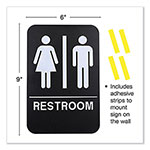Excello Global Products® Indoor/Outdoor Restroom with Braille Text, 6