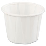 Genpak Squat Paper Portion Cup, .75oz, White, 250/Bag, 20 Bags/Carton orginal image