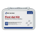 First Aid Only Unitized First Aid Kit for 10 People, 64-Pieces, OSHA/ANSI, Metal Case view 1