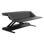 Fellowes Lotus Sit-Stand Workstation, 32.75w x 24.25d x 5.5 to 22.5h, Black view 3