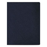 Fellowes Executive Leather-Like Presentation Cover, Round, 11-1/4 x 8-3/4, Navy, 50/PK view 3