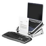 Fellowes Office Suites Laptop Riser Plus, 15 1/16 x 10 1/2 x 6 1/2, Black/Silver view 1