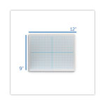 Flipside Graphing Two-Sided Dry Erase Board, 12 x 9, XY Axis Front, White Back, 12/Pack view 2