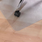 Floortex Cleartex Advantagemat Phthalate Free PVC Chair Mat for Hard Floors, 53 x 45, Clear view 1