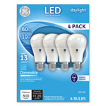 GE LED Daylight A19 Dimmable Light Bulb, 10 W, 4/Pack orginal image