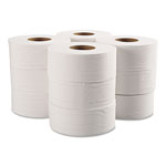GEN Jumbo Bathroom Tissue, Septic Safe, 2-Ply, White, 650 ft, 12 Roll/Carton orginal image