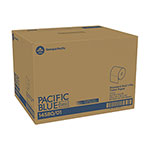 Pacific Blue Basic Bathroom Tissue, Septic Safe, 1-Ply, White, 1,210 Sheets/Roll, 80 Rolls/Carton view 1