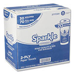 Sparkle Sparkle ps Perforated Paper Towels, 2-Ply, 11x8 4/5, White,70 Sheets,30 Rolls/Ct view 2
