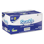 Sparkle Sparkle ps Perforated Paper Towel, White, 8 4/5 x 11, 85/Roll, 15 Roll/Carton view 2