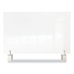Ghent MFG Clear Partition Extender with Attached Clamp, 42 x 3.88 x 18, Thermoplastic Sheeting view 2