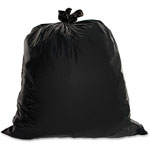 Genuine Joe Black Trash Bags, 45 Gallon, 1.5 Mil, Box of 50 orginal image