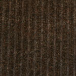 Genuine Joe Dual Rib Carpet Surface, Vinyl Backing, 3' x 5', Chocolate view 3