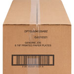 Genuine Joe Paper Plates, Soak-Proof, 7