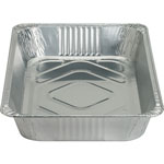 Genuine Joe Disposable Aluminum Pan, Full-Size, 280 oz., Cap, 50/CT, SR view 1